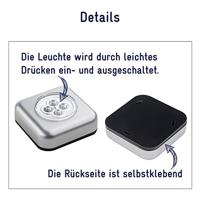 Müller-Licht 400136 Kleine mobiele lamp Set van 3 stuks LED Zilver - thumbnail