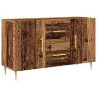 Dressoir 100x36x60 cm bewerkt hout oud houtkleurig - thumbnail
