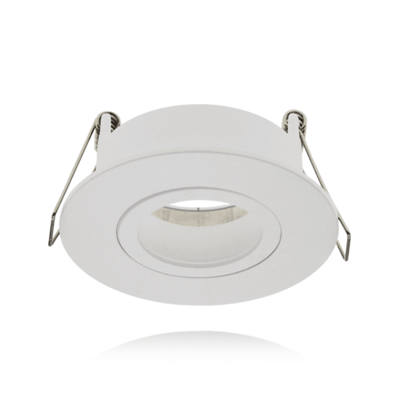GU10/MR16 inbouwarmatuur wit kantelbaar | Voor 50mm LED spots | IP65 | ThatsLed | Spotjes in plafond | Inbouwspots | Spotjes woonkamer | Led spots | |
