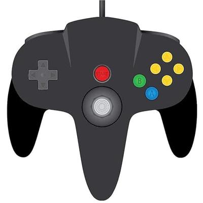 Nintendo 64 Controller Zwart (Teknogame)