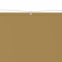 VidaXL Luifel verticaal 60x600 cm oxford stof beige - thumbnail