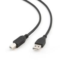 Gembird CCP-USB2-AMBM-1M USB-kabel USB 2.0 USB A USB B Zwart - thumbnail
