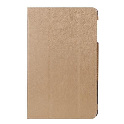 Huawei Honor Play Note T1 10.0 inch horizontaal Staaldraad structuur PU leren Flip Hoesje met magnetische sluiting en drievouws houder (goudkleurig) Huawei Honor Play Note T1 10.0 inch horizontaal Staaldraad structuur PU leren Flip Hoesje met magnetische sluiting en drievouws houder (goudkleurig)