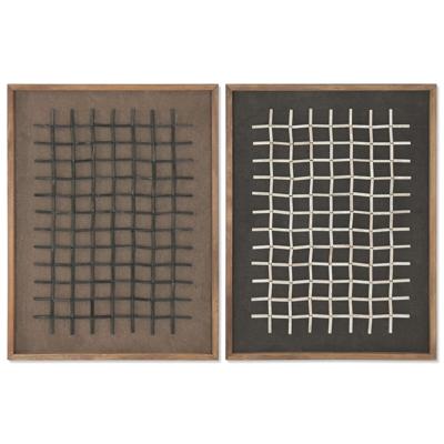 Schilderij Home ESPRIT Pijnboom Gerecycleerd Hout 62 x 4 x 82 cm