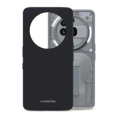 Mobilize Rubber Gelly Case Nothing Phone (3a) Pro Matt Black