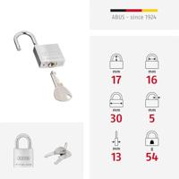 ABUS Hangslot 64Ti/30 Ka 6311 - 64TI/30 KA 6311 - 64TI/30 KA 6311 - thumbnail