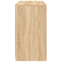 Dressoir met LED-verlichting 60,5x37x67 cm sonoma eikenkleurig - thumbnail