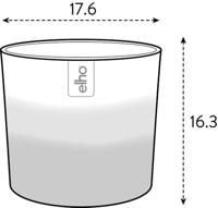 Elho colour gradient round 18 bamboe groen - thumbnail