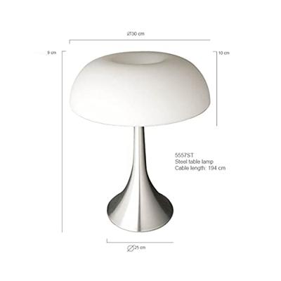 Steinhauer TafellampAncilla 30cm metaalgrijs - 5557ST - thumbnail