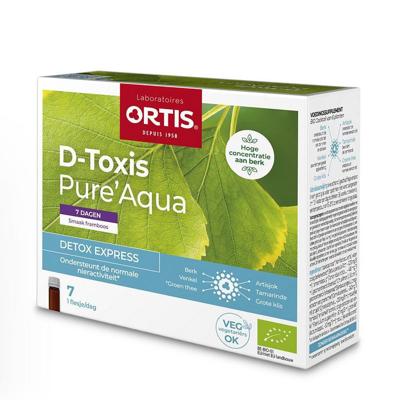 Ortis Spijsvertering D-Toxis Pure Aqua Framboos/Kamille BIO