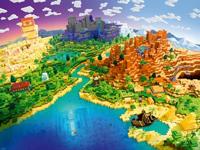 Ravensburger legpuzzel world of minecraft, 1500st. - thumbnail