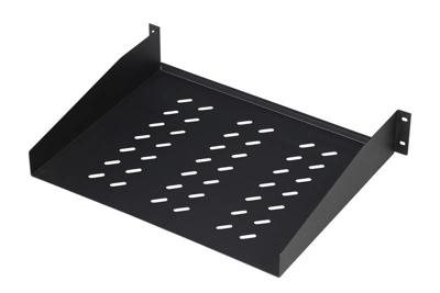 Digitus DN-19 TRAY-2-55-SW 19 inch 2 HE Vast inbouw Geschikt voor kastdiepte: vanaf 800 mm Zwart