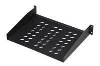 Digitus DN-19 TRAY-2-55-SW 19 inch Apparaatbodem voor patchkast 2 HE Vast inbouw Geschikt voor kastdiepte: vanaf 800 mm Zwart - thumbnail