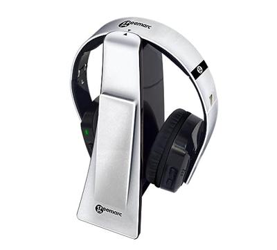 Geemarc CL7400 OPTI Over Ear koptelefoon Radiografisch Zilver-zwart Lichtgewicht, Volumeregeling Televisie Geemarc CL7400 OPTI Over Ear koptelefoon Radiografisch Zilver-zwart Lichtgewicht, Volumeregeling Televisie