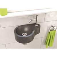 Haceka Jasmin natuursteen fonteinset compleet met kraan - thumbnail