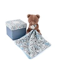 Pop + knuffel 12cm boh'aim - DOUDOU ET COMPAGNIE blauw - thumbnail