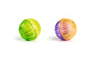 Beeztees Balletje+Kralen - Kattenspeelgoed - 4 cm - 2ST