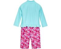 Playshoes zwempak lange mouw Flamingo Mint Roze-98-104 - thumbnail