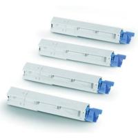 Oki Toner Kit cyaan - 2500 pagina's - 43459371 - thumbnail