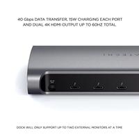 Satechi ST-UCT4DM Thunderbolt 4 dockingstation - thumbnail