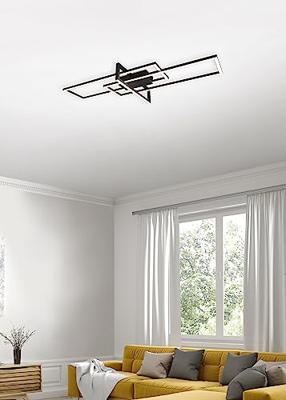Trio Zwarte plafondlampSalinas Led - 620310332