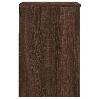 VidaXL Schoenenbank 60x30x45 cm bewerkt hout bruin eikenkleur