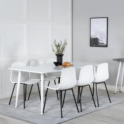 Nohr Eettafel 'Austina' MDF, 180 x 90cm, kleur Wit