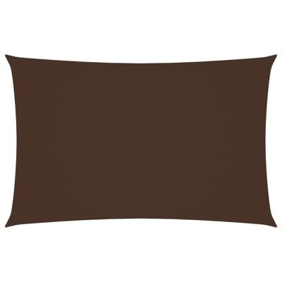 Zonnescherm rechthoekig 3x6 m oxford stof bruin