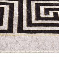 Vloerkleed wasbaar anti-slip 80x150 cm lichtbeige - thumbnail