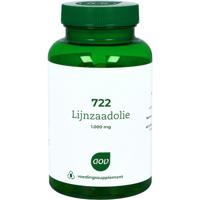 AOV 722 Lijnzaadolie 1000mg Capsules - thumbnail