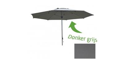 Stokparasol Detroit dia. 350 cm donkergrijs Borek - Borek