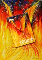 Phoenix Bird Puzzel 1000 Stukjes - thumbnail