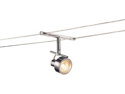 SLV TENSEO SALUNA 12V-kabelsysteem lamp GX5.3 Chroom SLV TENSEO SALUNA 12V-kabelsysteem lamp GX5.3 Chroom