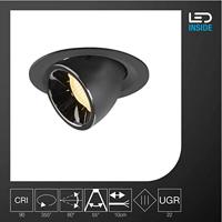SLV 1005947 NUMINOS GIMBLE M LED-inbouwlamp LED vast ingebouwd Zwart - thumbnail