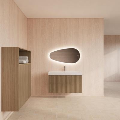 Badmeubelset Gliss Design Hybris Corn Silk Met Wastafel 90 cm