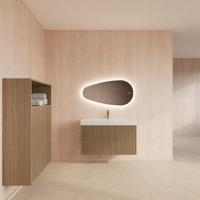 Badmeubelset Gliss Design Hybris Corn Silk Met Wastafel 90 cm - thumbnail