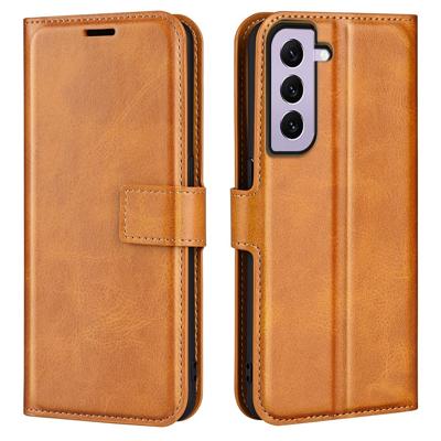 Lunso - Samsung Galaxy S23 - cover bookcase hoes - Cognac Lunso - Samsung Galaxy S23 - cover bookcase hoes - Cognac