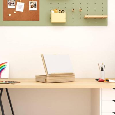 VidaXL Tafelezel met lade 33,5x25,5x7 cm massief grenenhout VidaXL Tafelezel met lade 33,5x25,5x7 cm massief grenenhout