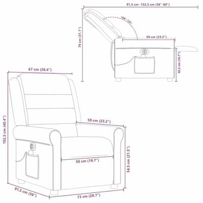 Massagestoel elektrisch verstelbaar stof donkergrijs