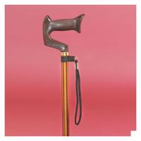 Polsbandje voor wandelstok zwart - thumbnail