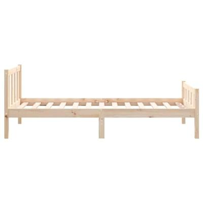Bedframe massief hout 90x190 cm