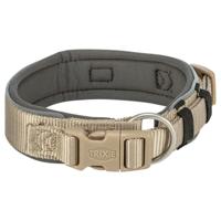 TRIXIE HALSBAND HOND PREMIUM EXTRA BREED ZAND / GRAFIET GRIJS 53-62X5 CM - thumbnail