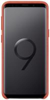 Galaxy S9 Alcantara Cover rood EF-XG960AREGWW - thumbnail