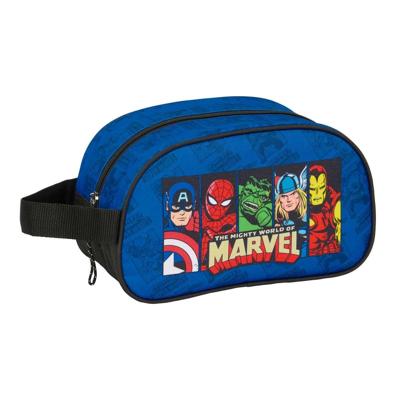 Reistasje The Avengers Blauw Zwart 26 x 15 x 12 cm