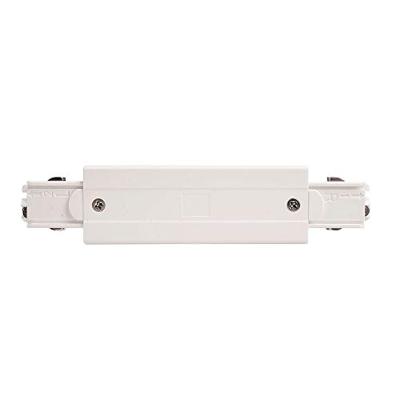 Deko Light 710042 D Line elektrischer Längsverbinder, Einspeisemöglichkeit links-rechts 230V-railsysteemcomponenten Stroomrail 3-fasig Wit