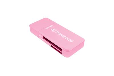 Transcend TS-RDF5R Externe geheugenkaartlezer USB-A 3.2 Gen 1 Roze