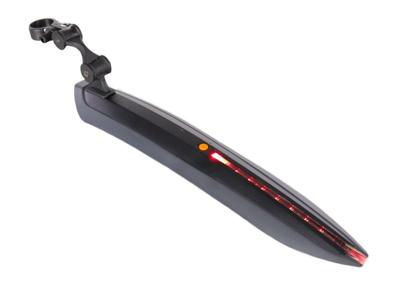 Mirage spatbord achter op zadelpen met ledstrip