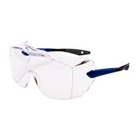 3M AOSAFETYOX OX3000B Veiligheidsbril Blauw, Zwart EN 166-1 DIN 166-1 - thumbnail
