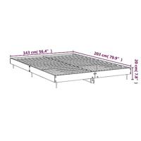 Bedframe zonder matras hout sonoma eikenkleurig 140x200 cm - thumbnail