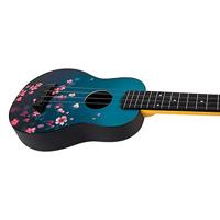 Flight Travel Series TUSL32 Sakura sopraan ukelele met concert scale hals inclusief gigbag - thumbnail